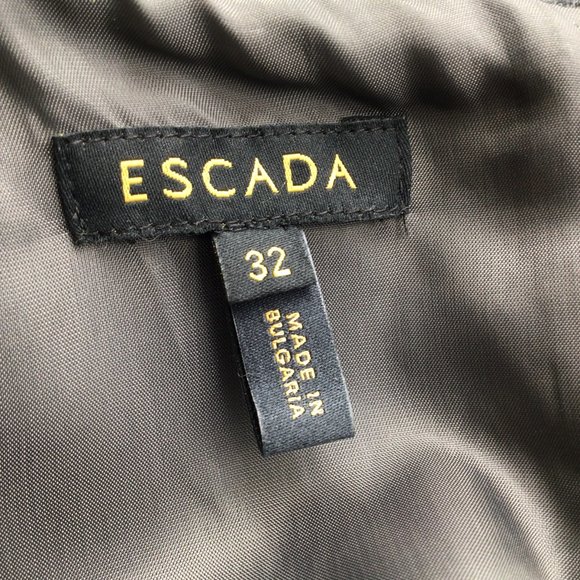 Escada Grey Dvitar Short Sleeved Wool and Cashmere Work/Office Dress - Picture 4 of 4